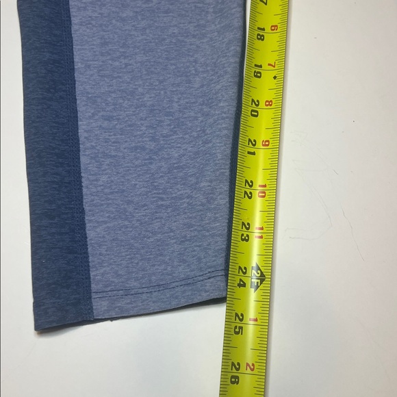 JoyLab Colorblock Mid Rise Leggings Blue Gray Athletic Workout Yoga XL - Picture 12 of 13